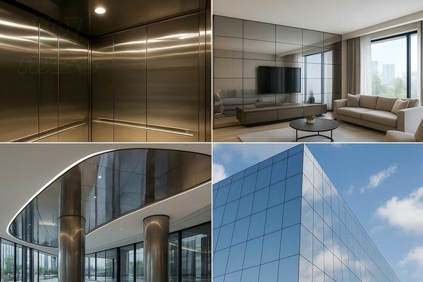 8K Stainless Steel Application Areas