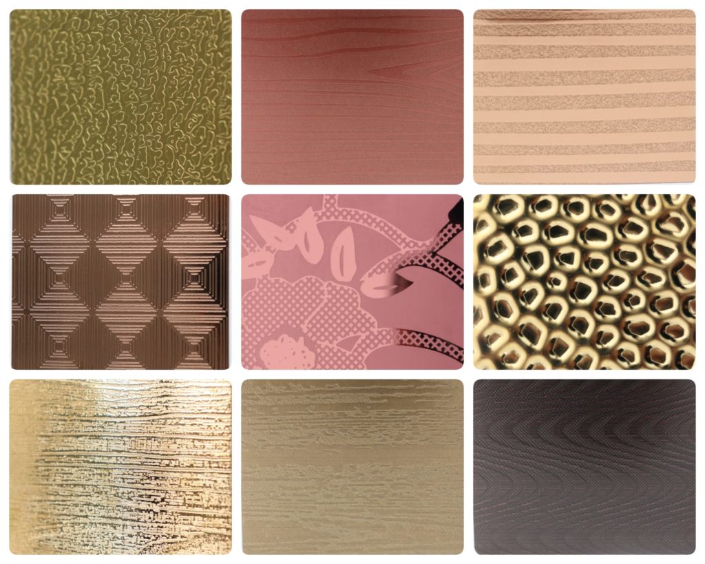 Emboss color scaled
