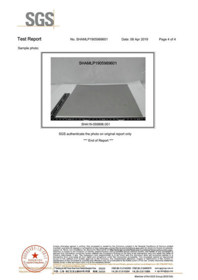 Huaxiao SGS Stainless Steel Sheet products Inspection