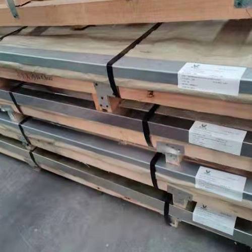 316 stainless steel sheet plates stacked in warehouse