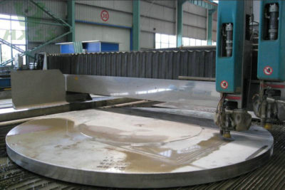 stainless steel coil sheet thick stainless plate waterjet cutting