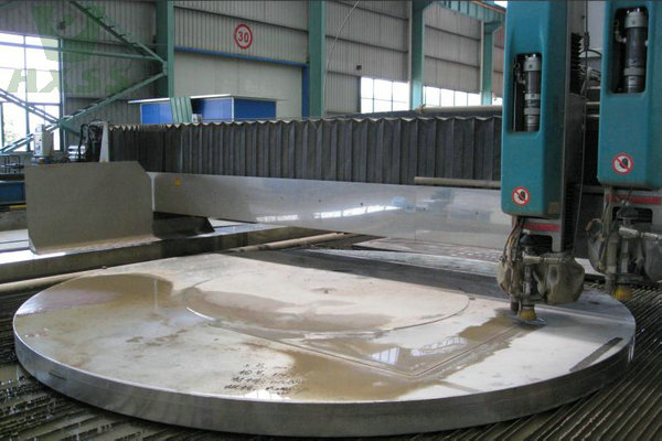 stainless steel coil sheet thick stainless plate waterjet cutting