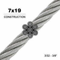 7x19 stainless steel wire rope, 6x19 stainless steel wire rope, 7x7 ss wire rope, 1x7 stainless steel wire rope, 1x19 stainless steel wire rope