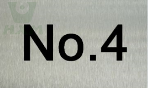 Polished stainless steel sheets No.4