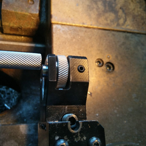 knurled stainless steel bar