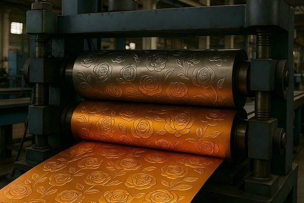 Embossed Stainless Steel Production
