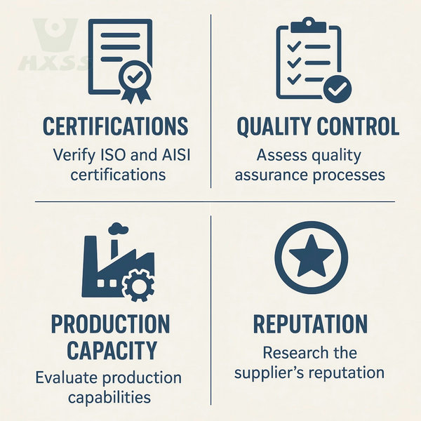 How to Choose the Right Stainless Steel – Infographic Huaxiao Metal