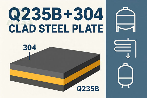 What Is Q235B + 304 Clad Steel Plate