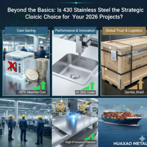 Strategic comparison of 430 vs 304 stainless steel with DDQ grade and export packaging for South America.