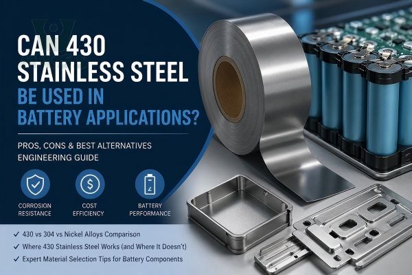 430 stainless steel be used for batteries