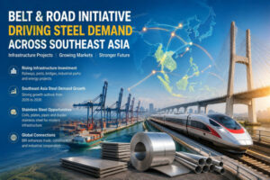 Belt and Road Initiative driving steel demand growth across Southeast Asia through railway, bridge, port, and infrastructure projects