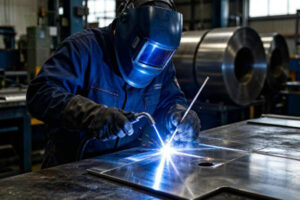 TIG welding of 410S stainless steel coil for heat exchanger fabrication